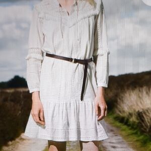 Sea New York Striped Lace & Cotton Dress